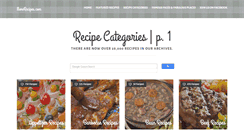 Desktop Screenshot of morerecipes.com