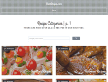 Tablet Screenshot of morerecipes.com